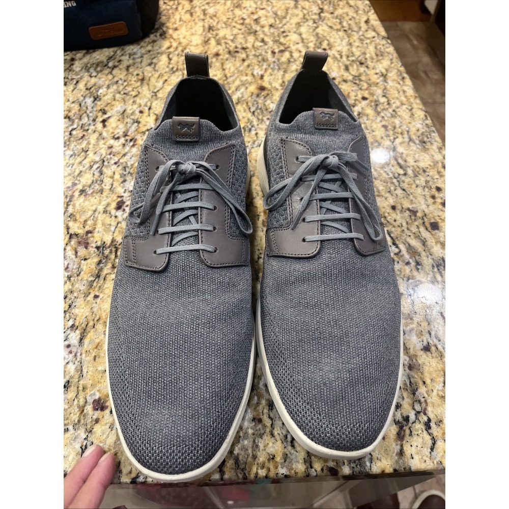 Wolf & Shepherd Swiftknit Derby Mens Size 13 Gray Dress Shoes Sneakers